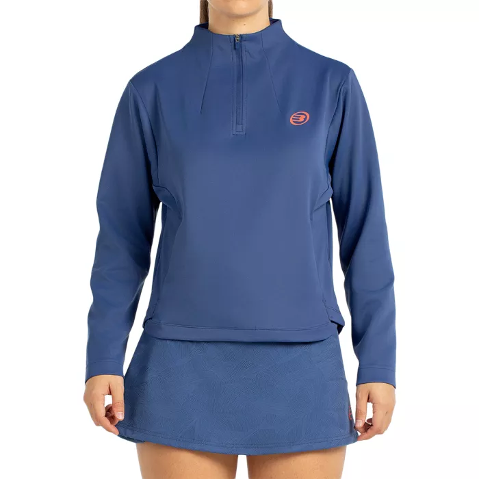 Sweat BULLPADEL femme purecolor culle 1/2 zip