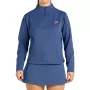 Sweat BULLPADEL femme purecolor culle 1/2 zip