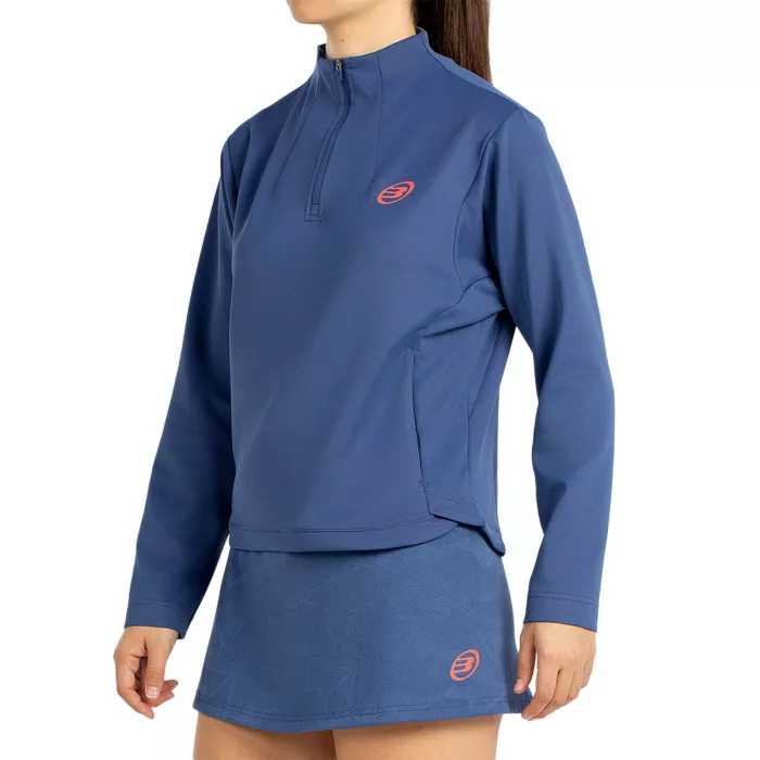 Sweat BULLPADEL femme purecolor culle 1/2 zip
