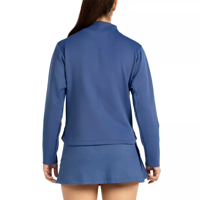 Sweat BULLPADEL femme purecolor culle 1/2 zip