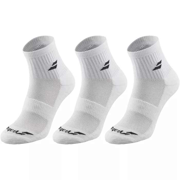 3 paires de chaussettes BABOLAT quarter (ankle)