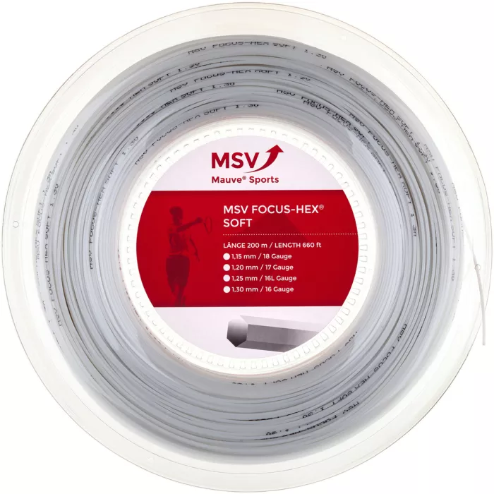 MSV focus-hex soft reel (200 metres)