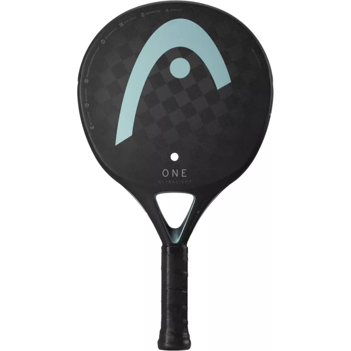 HEAD one ultra light (black) padel racket (2024)