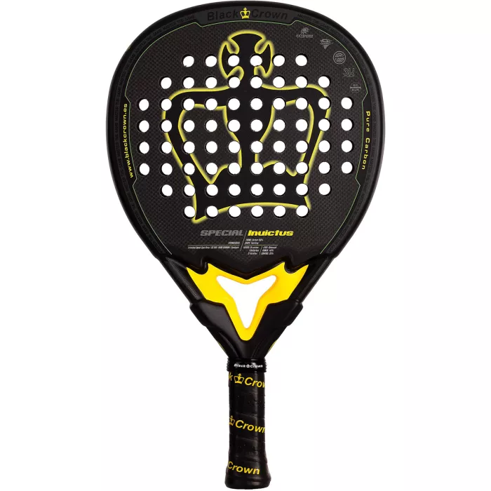BLACK CROWN special invictus padel racket