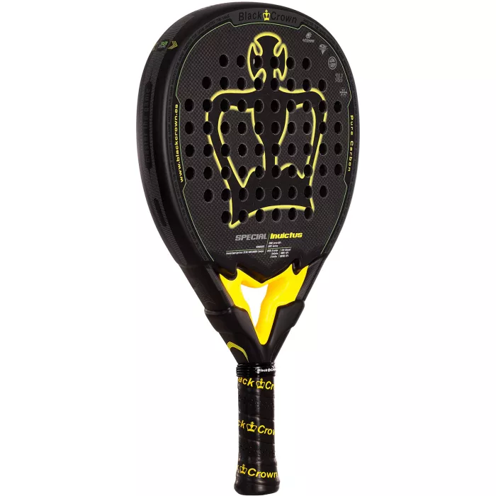 BLACK CROWN special invictus padel racket