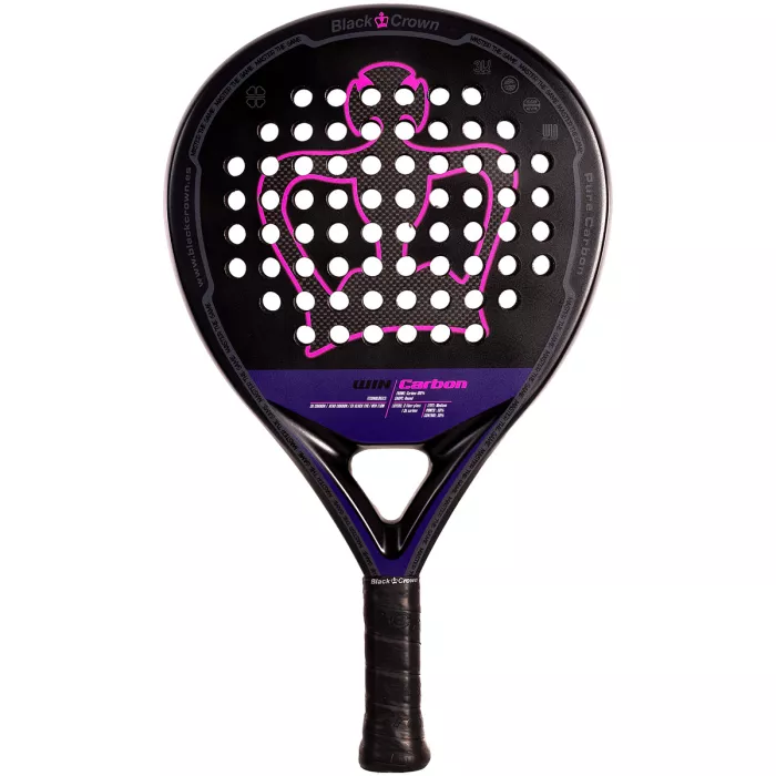 BLACK CROWN win carbon padel racket