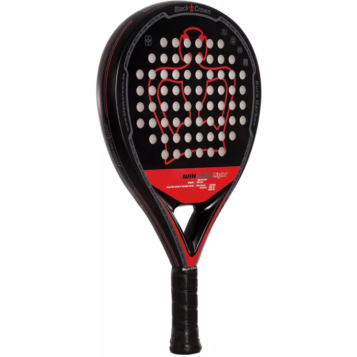 BLACK CROWN win ultra light padel racket