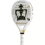 BLACK CROWN piton white padel racket