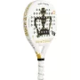 BLACK CROWN piton white padel racket