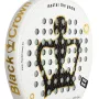 BLACK CROWN piton white padel racket