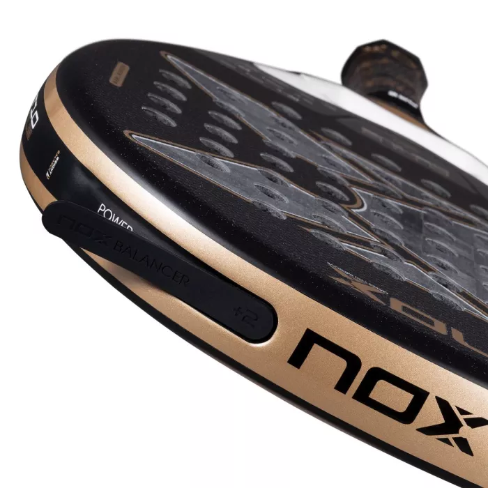 Padel racket NOX at10 genius 18k alum by agustin tapia