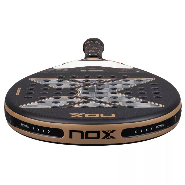 Padel racket NOX at10 genius 18k alum by agustin tapia