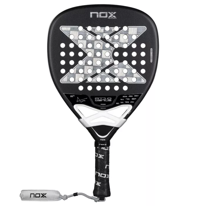 Padel racket NOX at10 genius attack 18k alum by agustin tapia