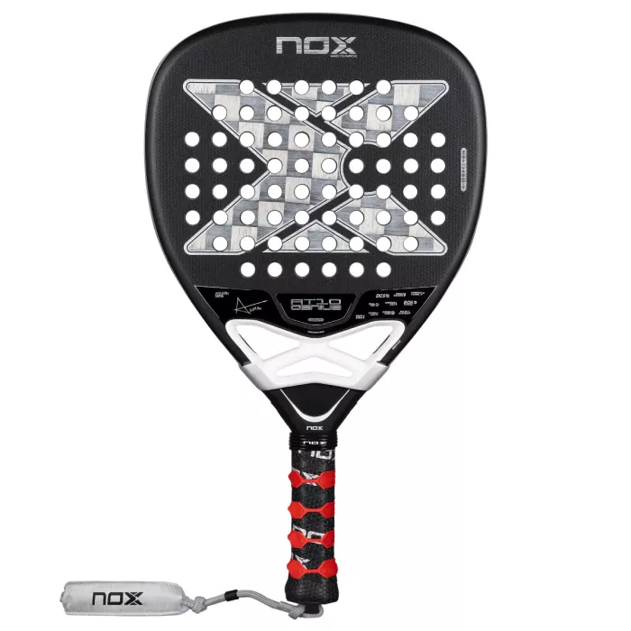 Padel racket NOX at10 genius attack 18k alum by agustin tapia