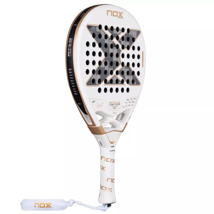 NOX at10 genius 12k alum xtreme padel racket by agustin tapia