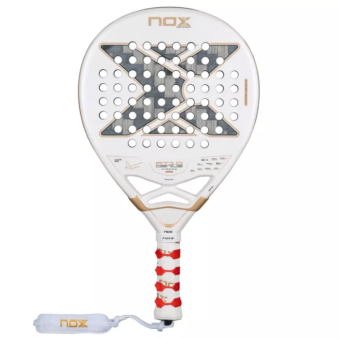 NOX at10 genius 12k alum xtreme padel racket by agustin tapia