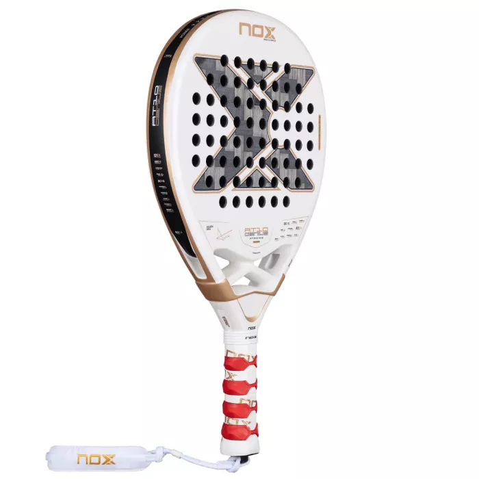 NOX at10 genius 12k alum xtreme padel racket by agustin tapia