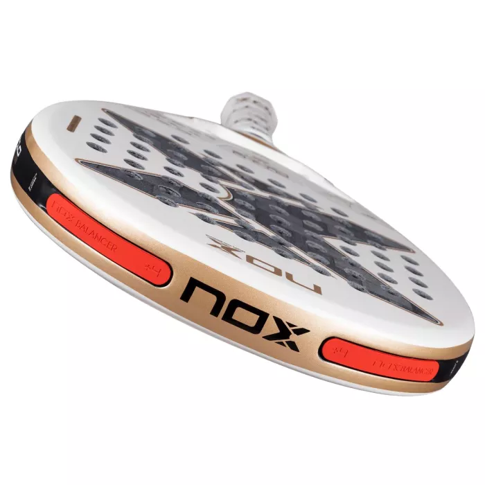 NOX at10 genius 12k alum xtreme padel racket by agustin tapia