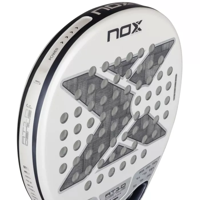 NOX at10 genius 12k alum xtreme lite padel racket by agustin tapia