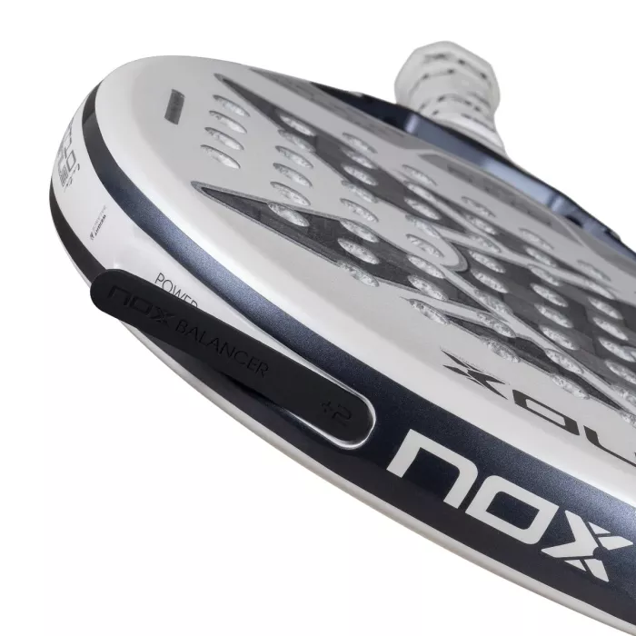 NOX at10 genius 12k alum xtreme lite padel racket by agustin tapia