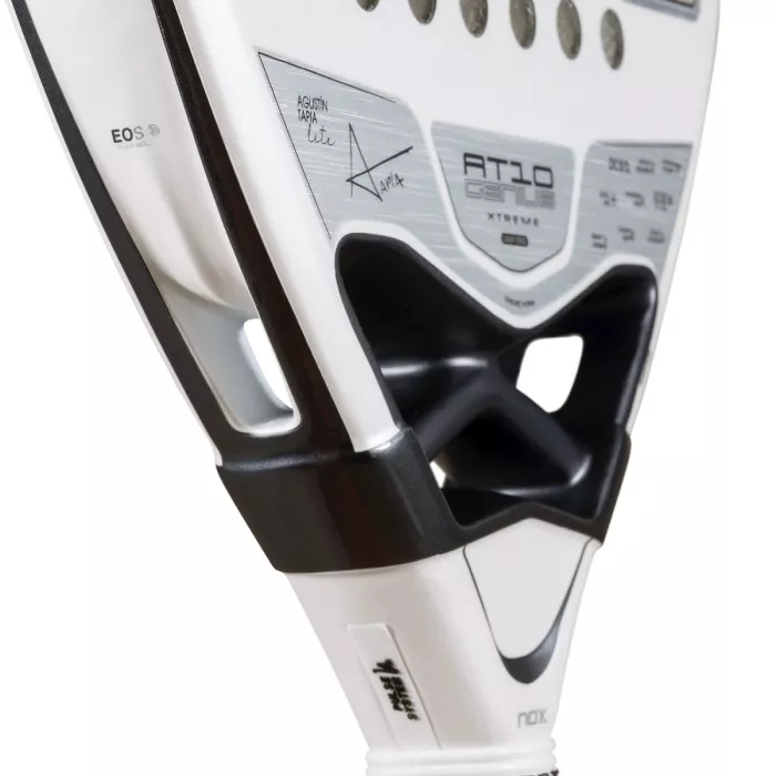 NOX at10 genius 12k alum xtreme lite padel racket by agustin tapia