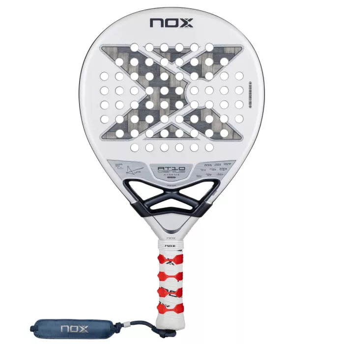 NOX at10 genius 12k alum xtreme lite padel racket by agustin tapia