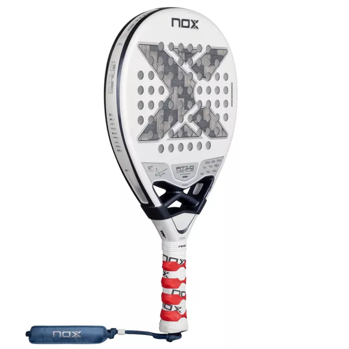 NOX at10 genius 12k alum xtreme lite padel racket by agustin tapia