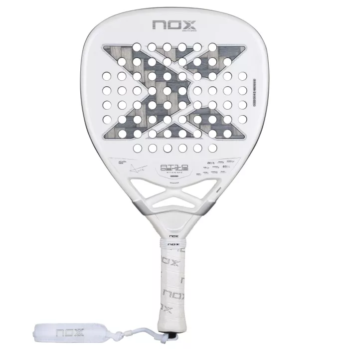 NOX at10 genius attack 12k alum xtreme padel racket by agustin tapia