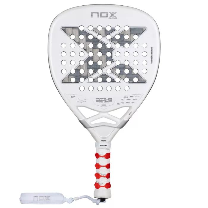 NOX at10 genius attack 12k alum xtreme padel racket by agustin tapia