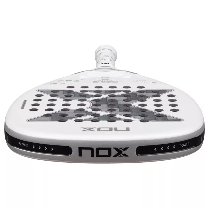NOX at10 genius attack 12k alum xtreme padel racket by agustin tapia