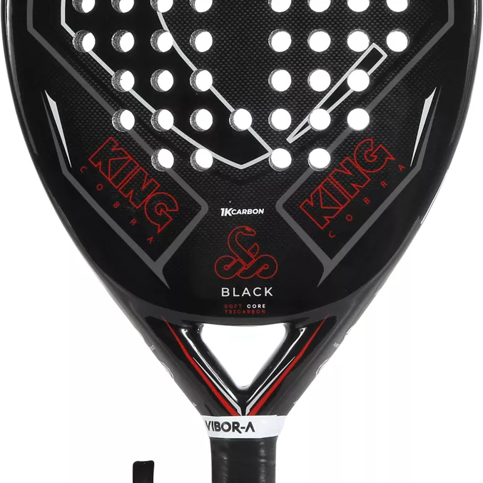 VIBOR-A king cobra black 2020 1k padel racquet