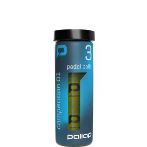 Tubes of 3 PALLAP padel balls