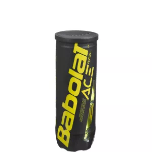 Tube of 3 BABOLAT ace padel balls