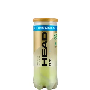 Tube of 3 balls HEAD padel pro s +