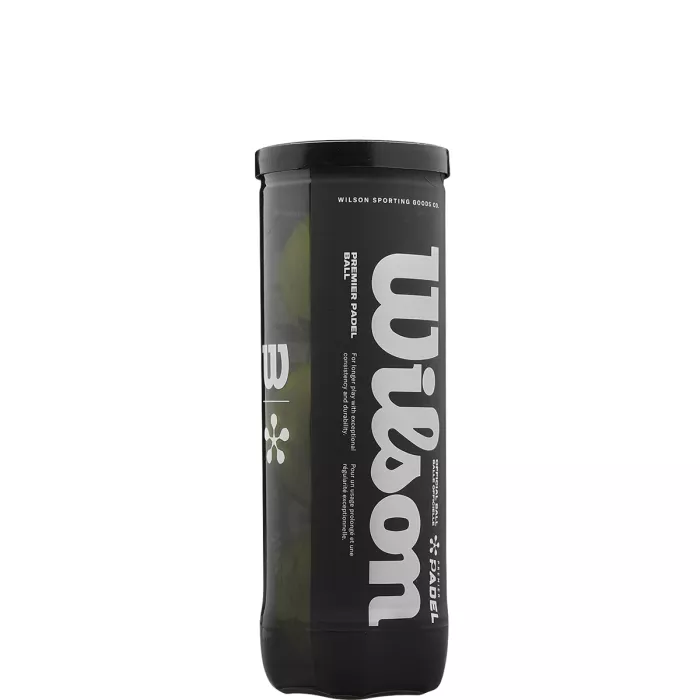 Tube of 3 WILSON premier padel balls