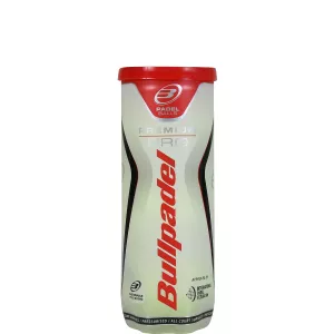 Tube of 3 BULLPADEL premium pro balls