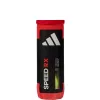 Tube of 3 ADIDAS speed rx padel balls