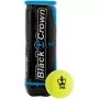 Tube of 3 BLACK CROWN one padel balls