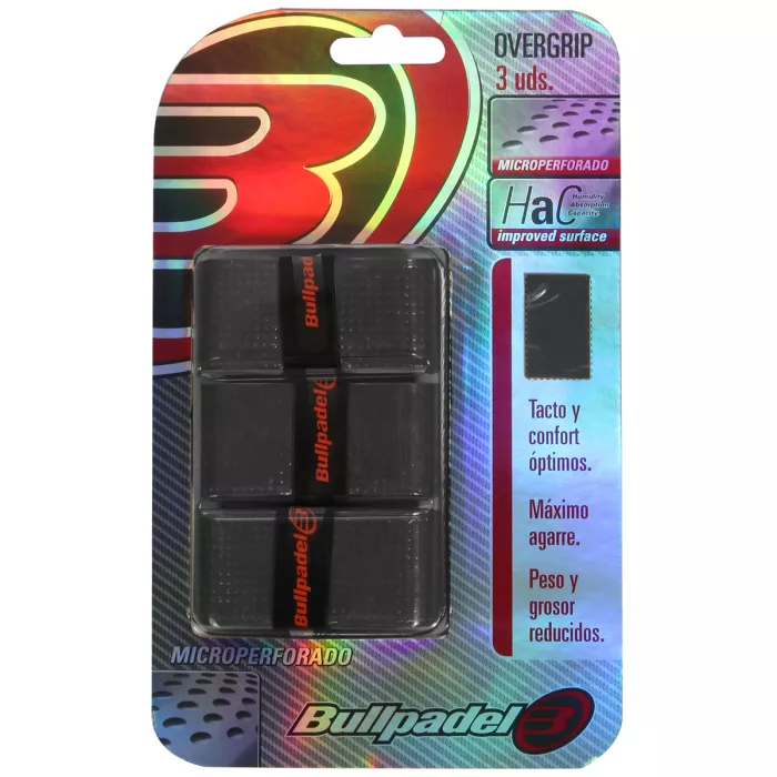 3 BULLPADEL gb-1201 overgripu komplekts