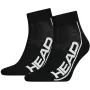 2 pairs of HEAD tennis stripe quarter socks