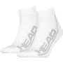 2 pairs of HEAD tennis stripe quarter socks