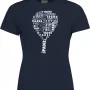 T-shirt HEAD femme typo padel