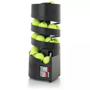 Tennis twist ball launcher