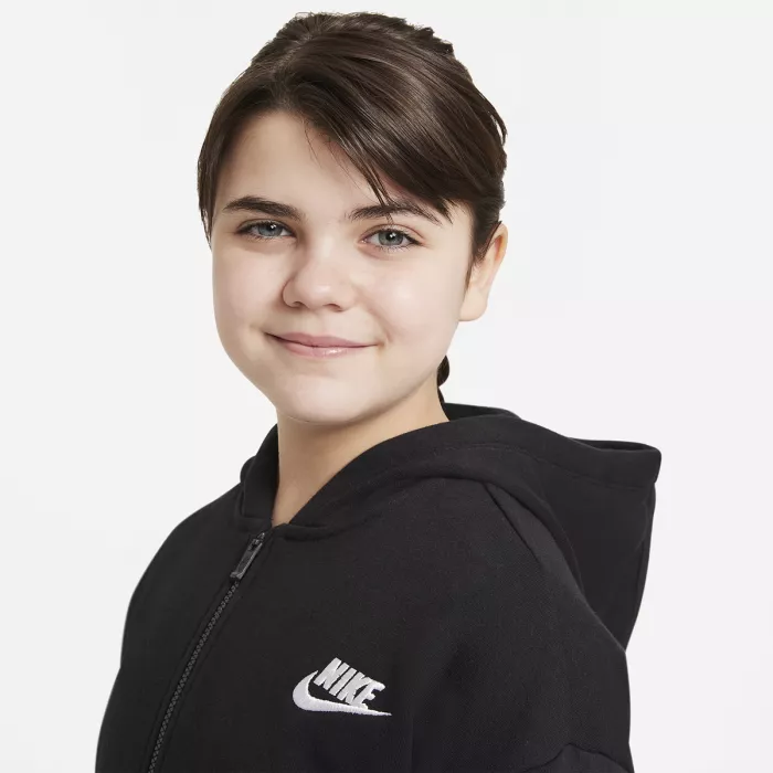 Junior girls NIKE club zip hoodie