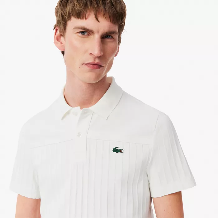 Polo LACOSTE heritage plisse