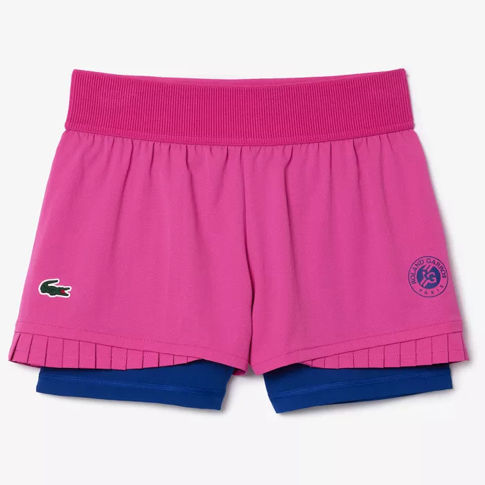 Short LACOSTE femme athlete roland-garros