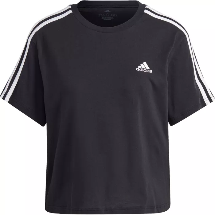 Women's ADIDAS 3 stripes crop top t-shirt