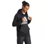 Sweat ADIDAS big logo a capuche