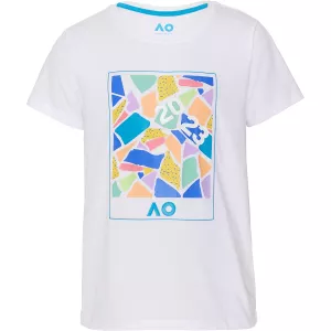 Junior girls AUSTRALIAN OPEN dated mosaic t-shirt
