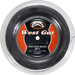 WEST GUT mt17 poly tech black tennis spool (spool - 200m)